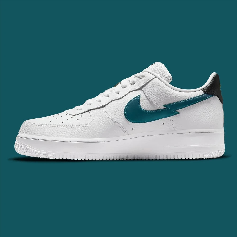 Nike Air Force 1 Low Split Swoosh White Aquamarine